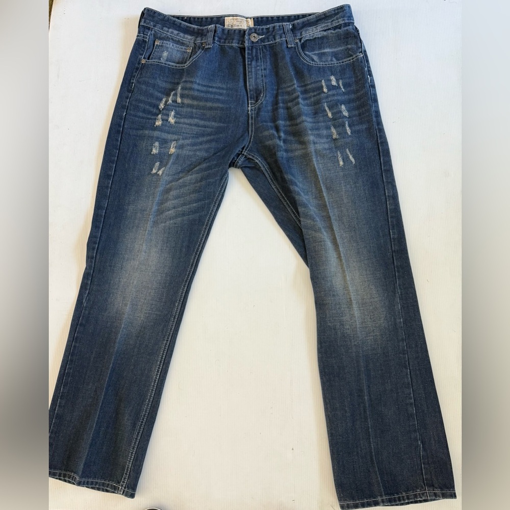 Vintage Y2K Ecko Unltd Mens 714 Straight Fit Jeans 40x32 Grunge Skater Hip‎ Hop